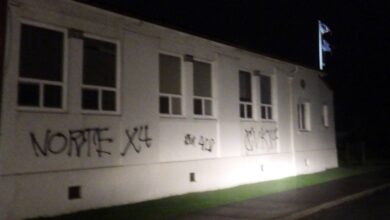 Fort Bragg Veterans Hall tagged with huge gang gibberish graffiti, at least two other locations hit