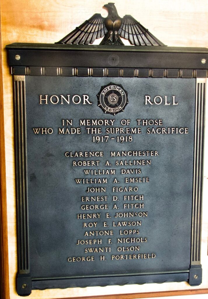 Local men that died in World War I