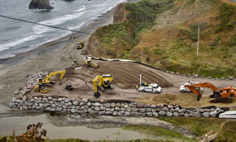 First of its kind tribal collective awaits resolution of “impossible” fix to State Route 1 before taking ownership of Blues Beach. First of its kind tribal collective awaits resolution of “impossible” fix to State Route 1 before taking ownership of Blues Beach.